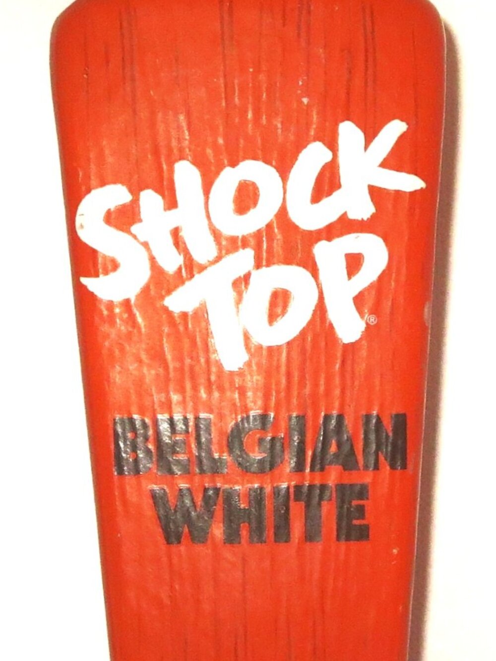 Shock Top Wood Beer Keg Tap Orange Belgian White Home Bar - Picture 3 of 7